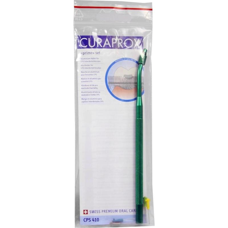 CURAPROX CPS 410 prime Set Halter+4 Bürstchen