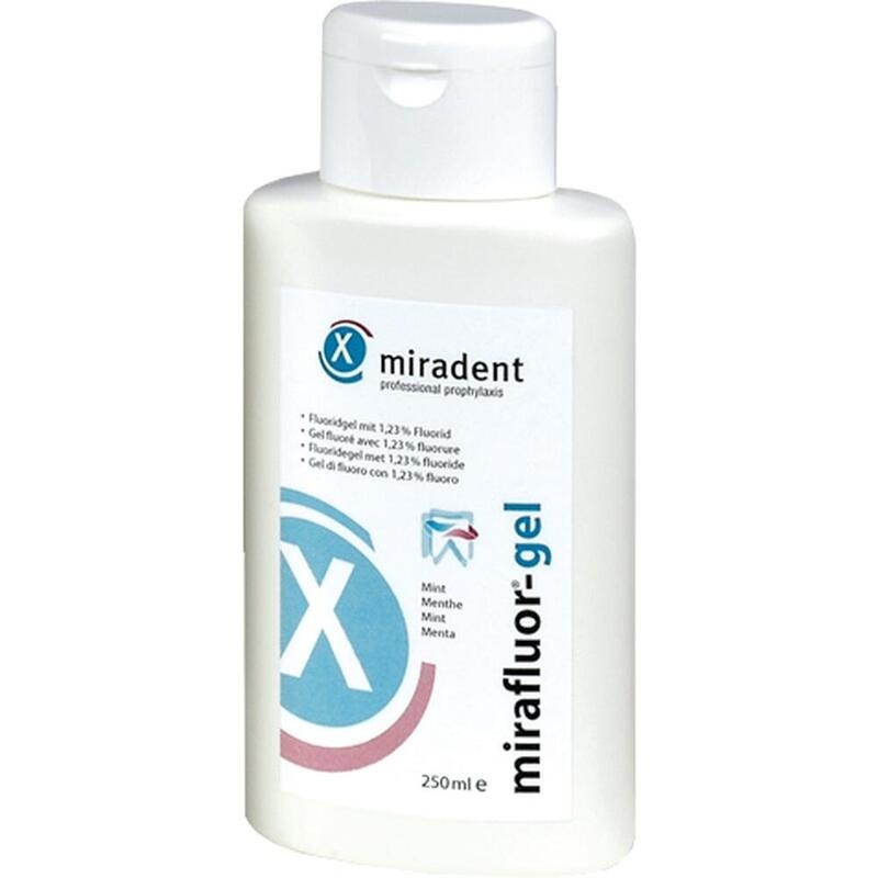 MIRAFLUOR Fluoridgel 1,23% Mint