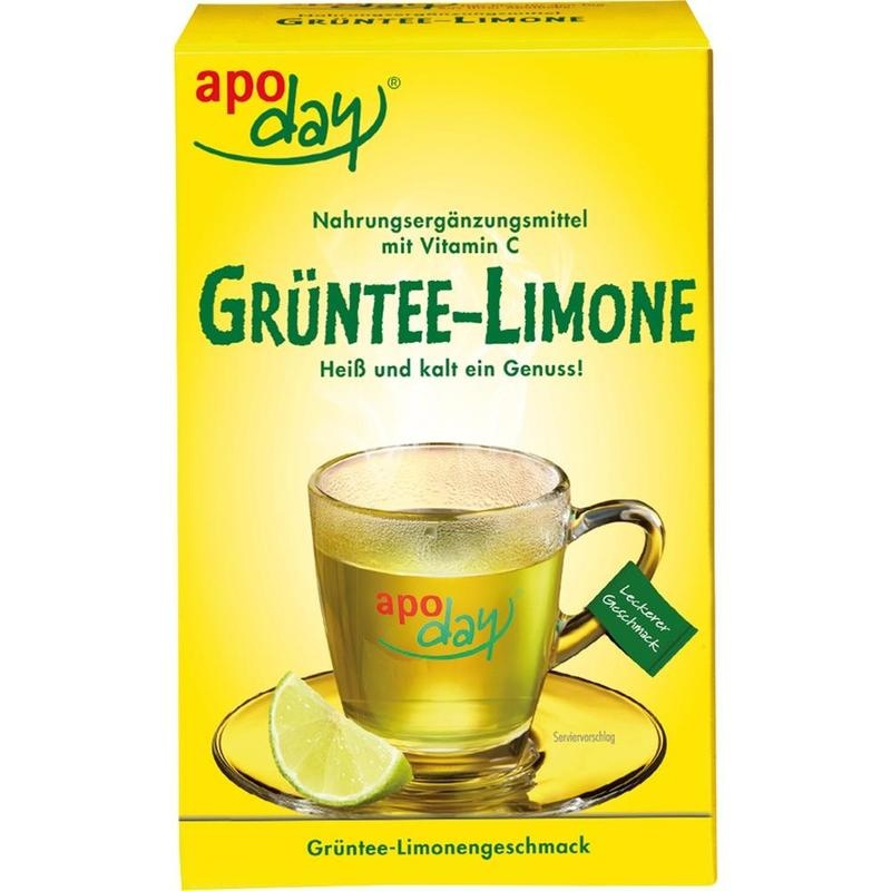 APODAY Limone Vitamin C+Grüntee-Extrakt Pulver