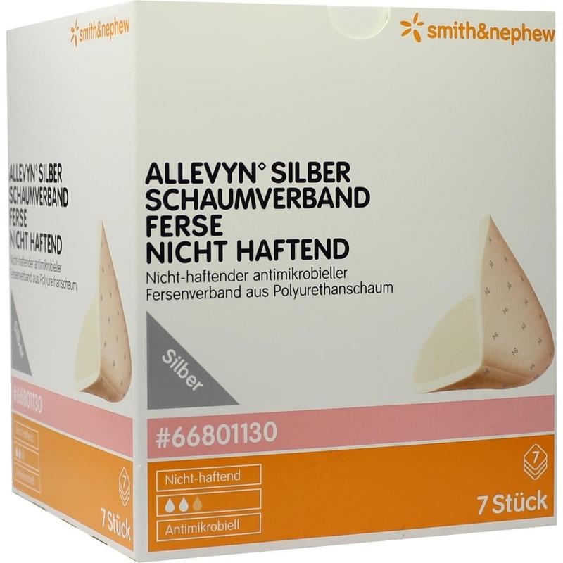 ALLEVYN Silber Schaumverb.Ferse 10,5x13,5cm n.haft