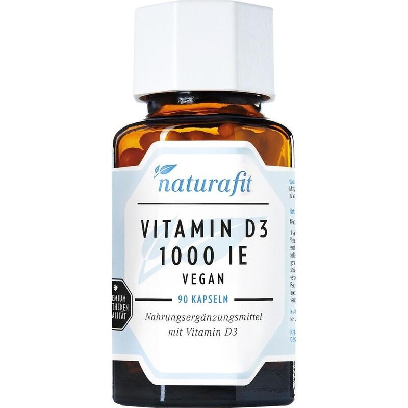 NATURAFIT Vitamin D3 1000 I.E. Kapseln