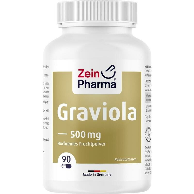 GRAVIOLA KAPSELN 500 mg/Kap.reines Blattpulv.Peru