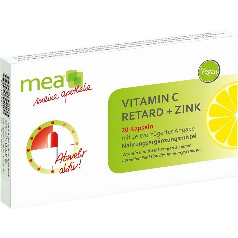 MEA Vitamin C+Zink Kapseln