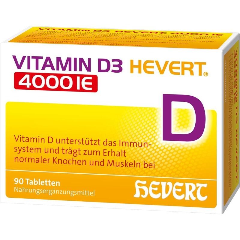VITAMIN D3 HEVERT 4000 I.E. Tabletten