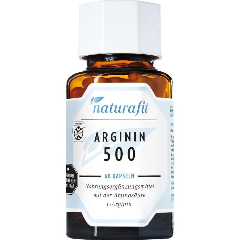 NATURAFIT Arginin 500 Kapseln