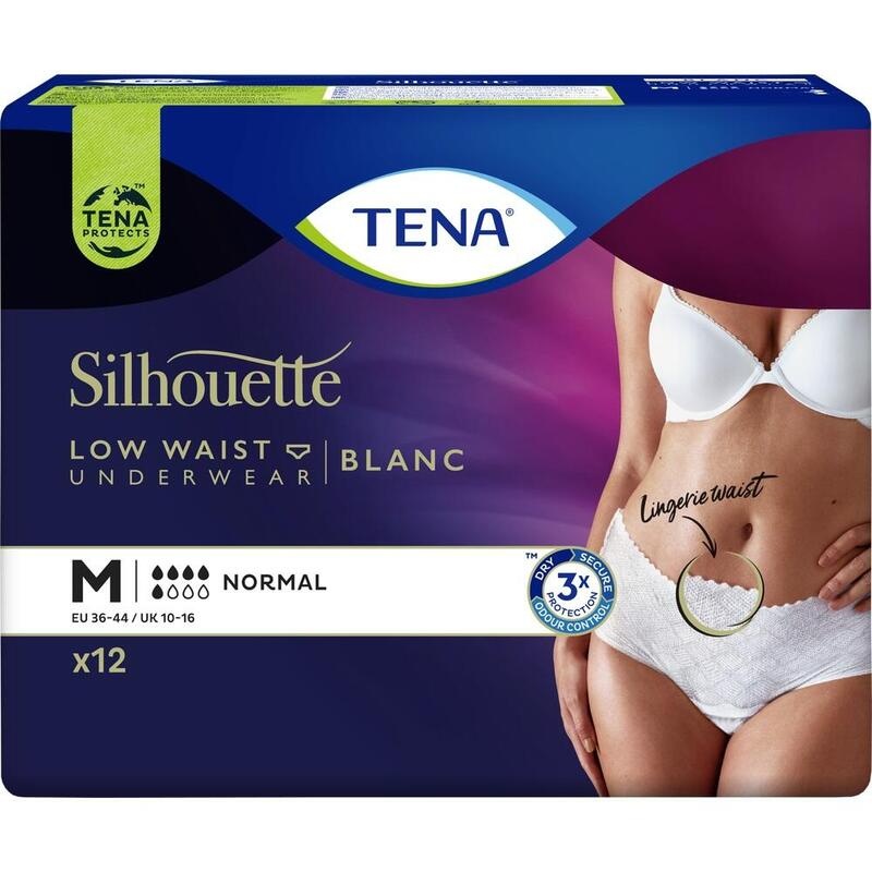 TENA SILHOUETTE Normal M blanc Inkontinenz Pants