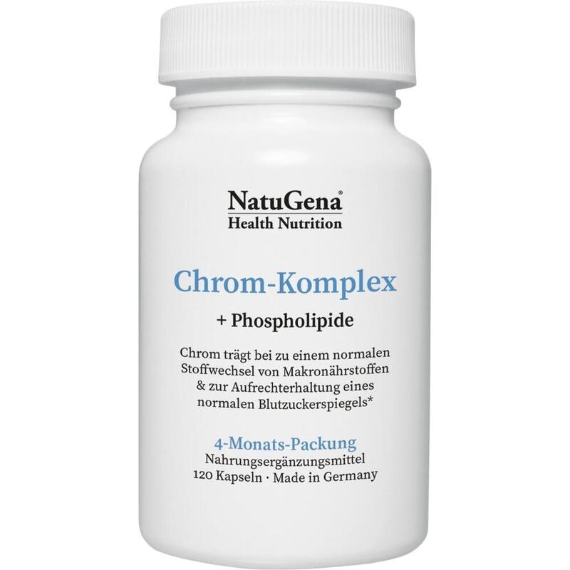 CHROM-KOMPLEX hochdosiert+Lecithin vegan Kapseln