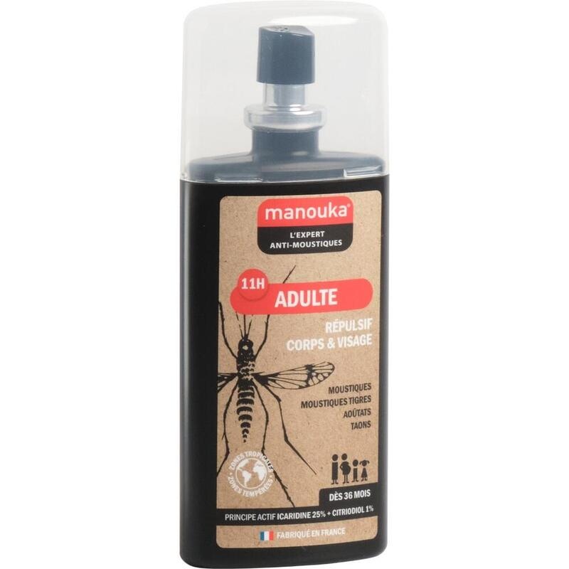 MÜCKENSCHUTZ Spray für Erwachsene MANOUKA
