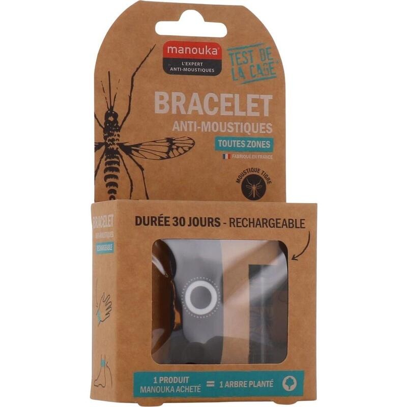 MÜCKENSCHUTZ Armband Erwachsene schwarz MANOUKA