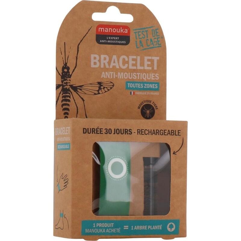 MÜCKENSCHUTZ Armband Erwachsene grün MANOUKA
